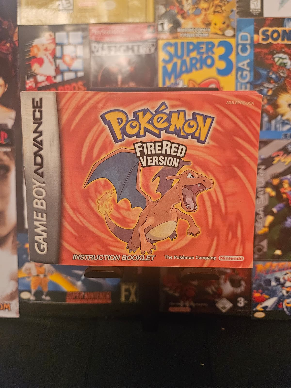 Pokemon Firered Version Fire Red for GB/GBA/GBC