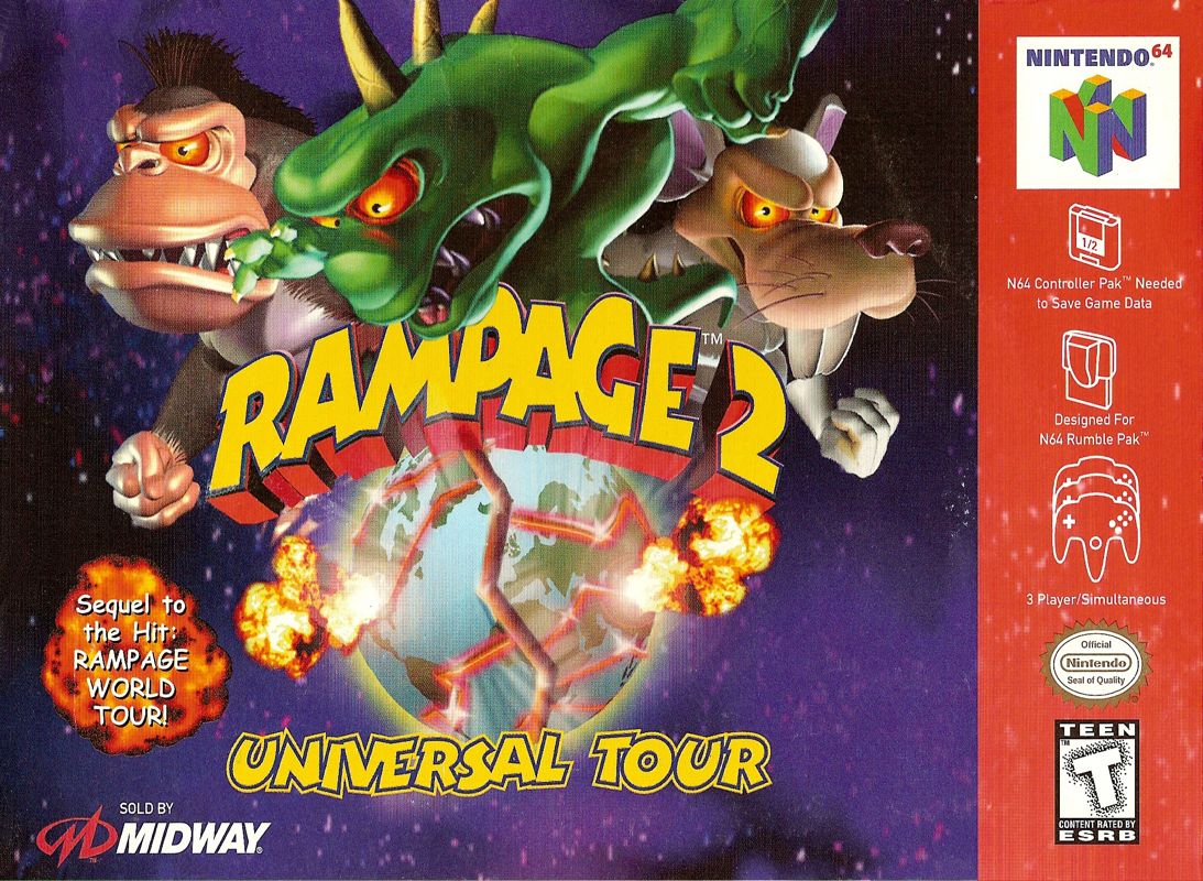 Rampage 2: Universal Tour for Nintendo 64