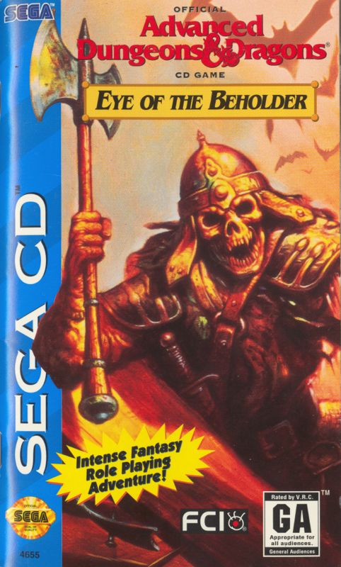 Eye of the Beholder Advanced Dungeon & Dragons for SEGA CD
