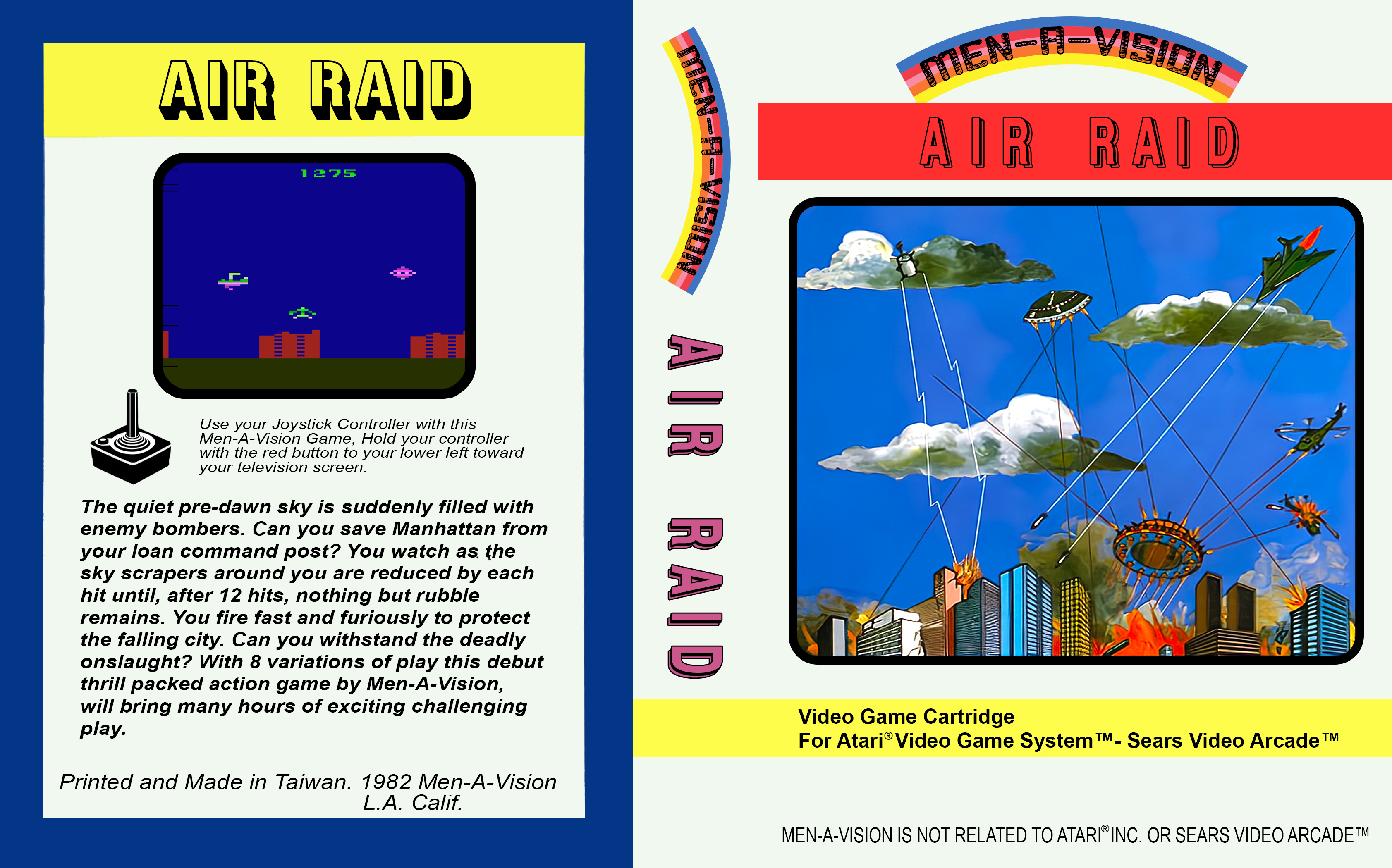 Air Raid for Atari 2600