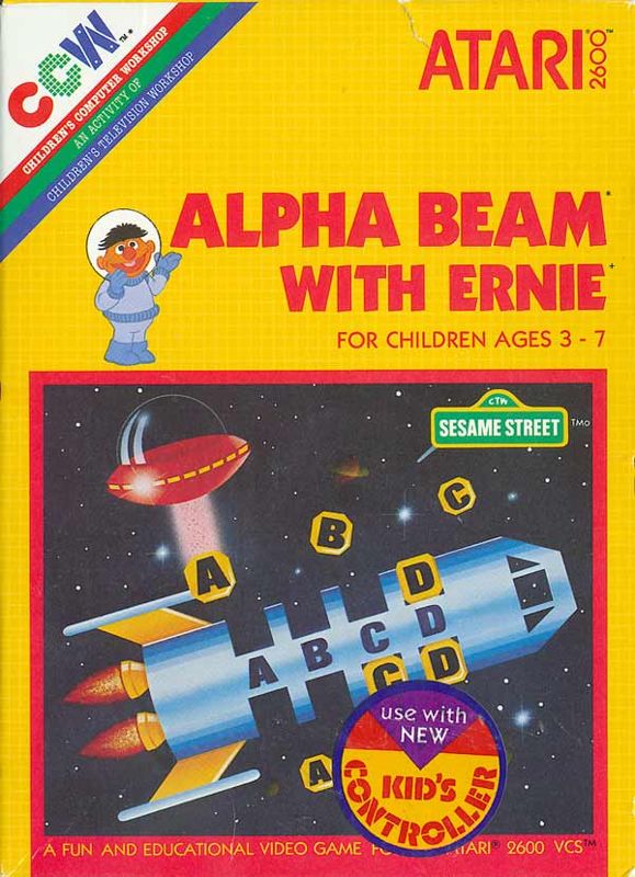 Alpha Beam with Ernie for Atari 2600