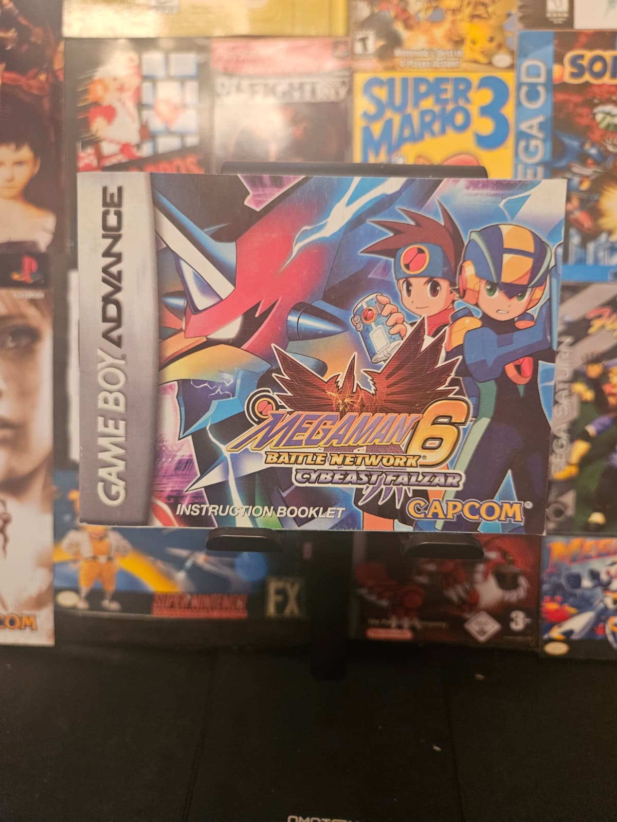 Megaman 6 Battle Network Cybeast Falzar for GB/GBA/GBC