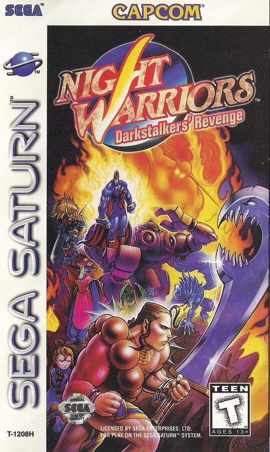 Night Warriors: Darkstalkers' Revenge for Sega Saturn