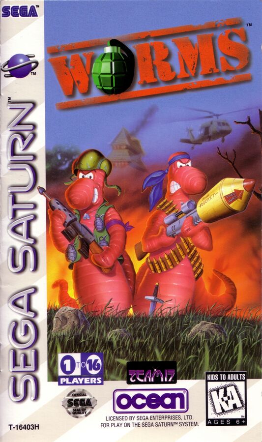 Worms for Sega Saturn