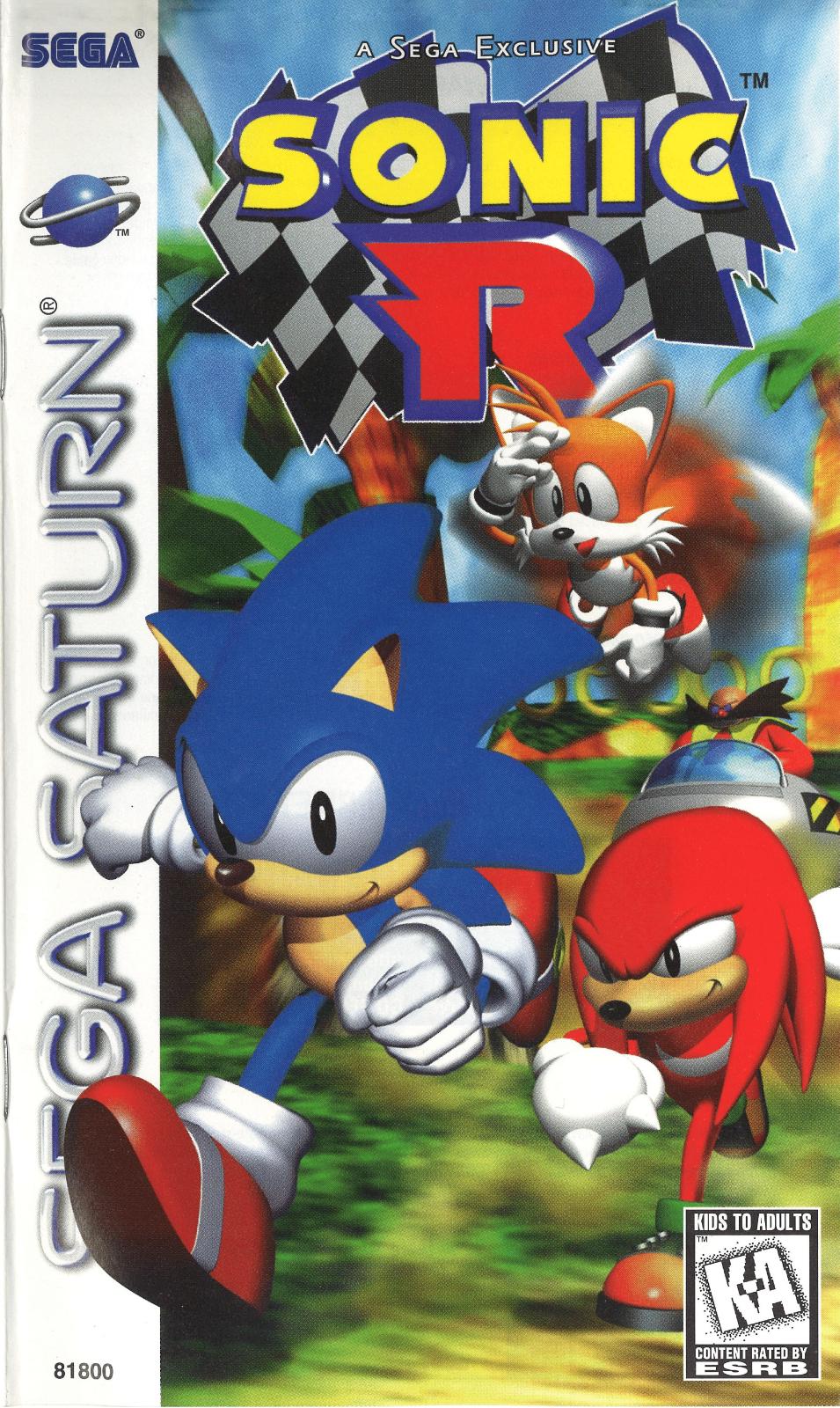 Sonic R for Sega Saturn
