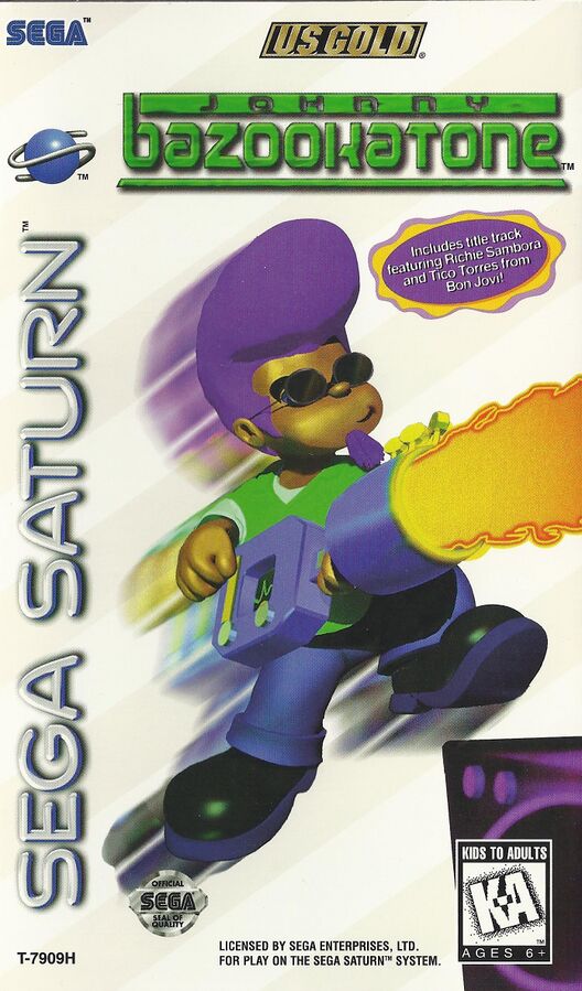 Johnny Bazookatone for Sega Saturn