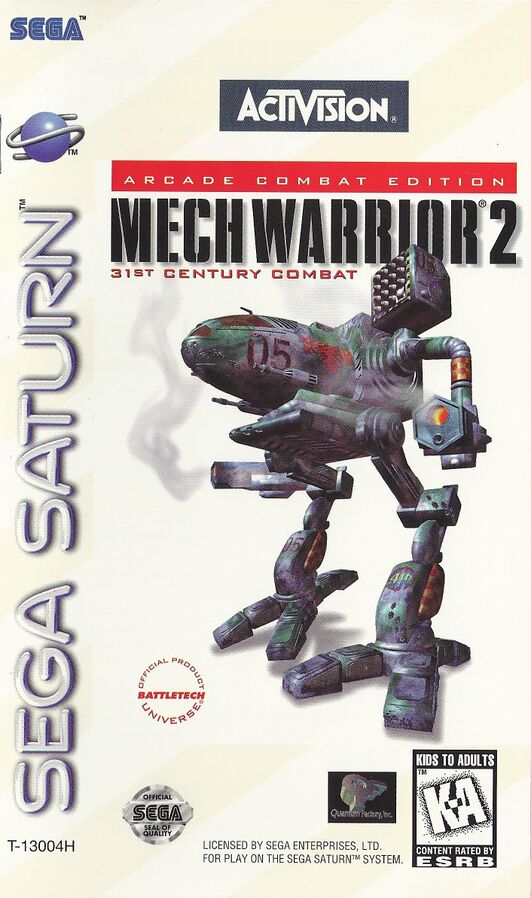 MechWarrior 2: 31st Century Combat for Sega Saturn