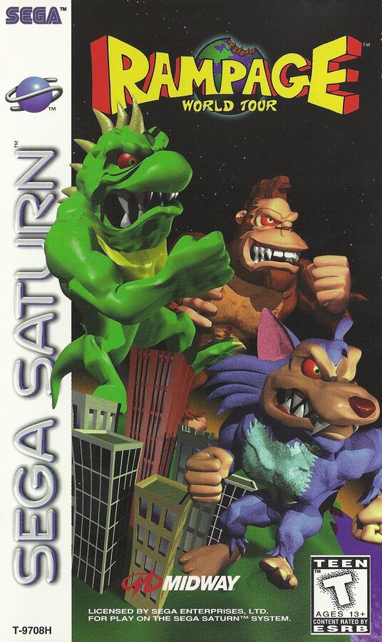 Rampage World Tour for Sega Saturn