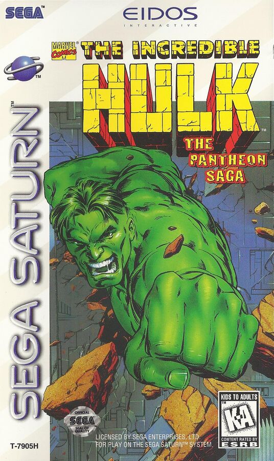 Incredible Hulk: The Pantheon Saga Tha for Sega Saturn